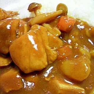 圧力鍋で作る★ちょっぴり赤いチキンカレー